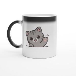 Magische Keramiktasse winkende Katze
