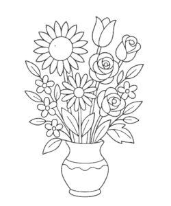 Ausmalbild-Blumen_005