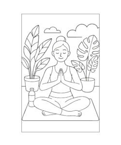 Ausmalbild Lifestyle 009