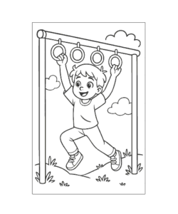 Ausmalbild Sport 022