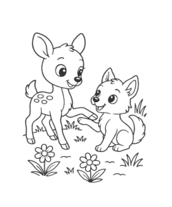 Ausmalbild Tiere 051