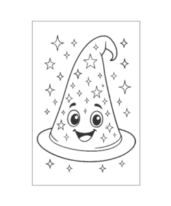 Ausmalbild Zauberei 009