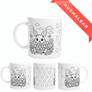 Osterhase Ausmalbar Tasse