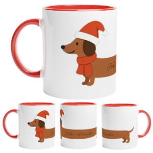 Tasse Dackel Frohe Weihnachten