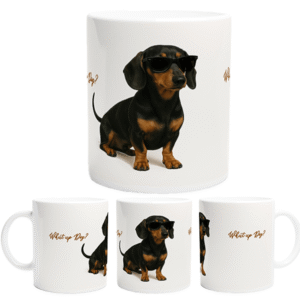 Tasse der coolste Dackel der Stadt