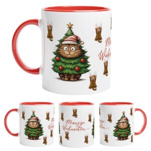 Tasse Miauzige Weihnachten