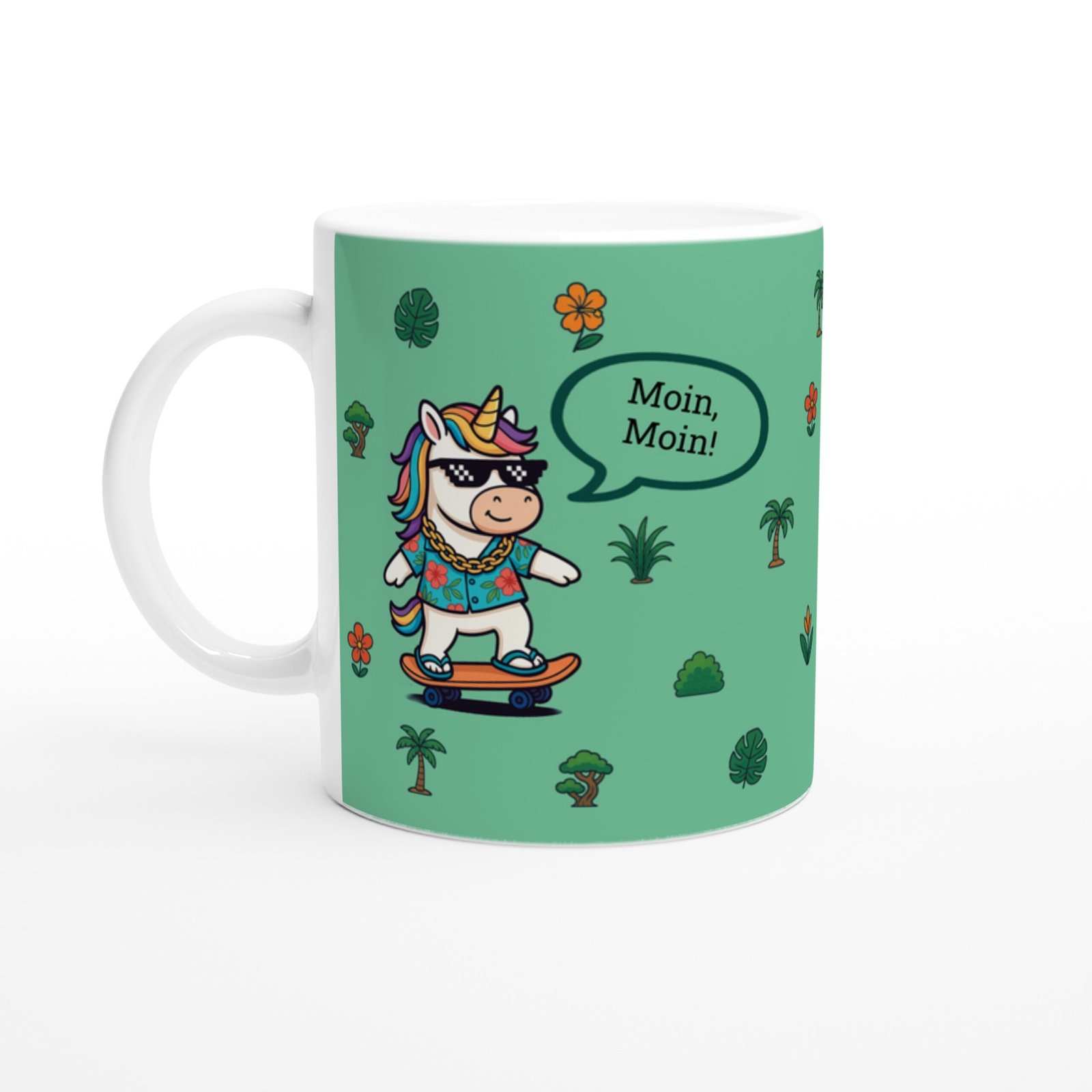 Tasse Cooles Einhorn Moin Moin – Bild 2