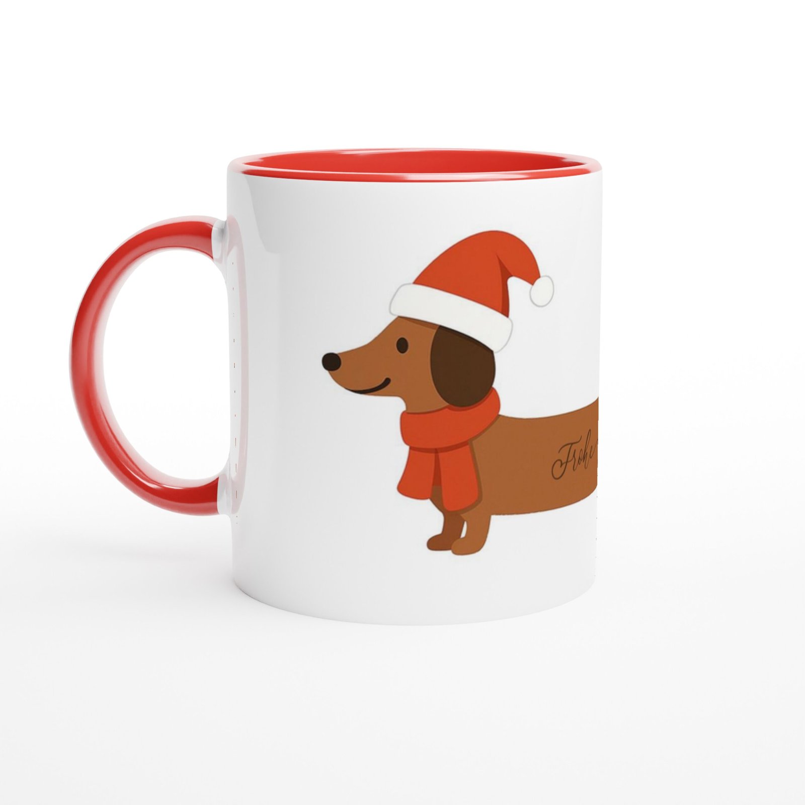 Tasse Dackel Frohe Weihnachten – Bild 3