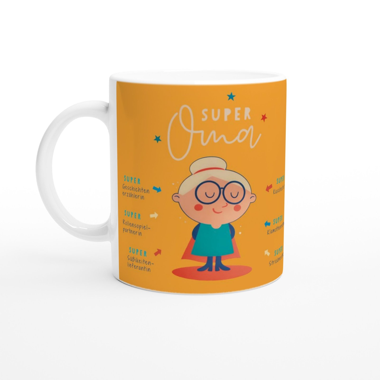 Tasse Super Oma – Die Heldin des Alltags auf einer Tasse 💖 – Bild 3