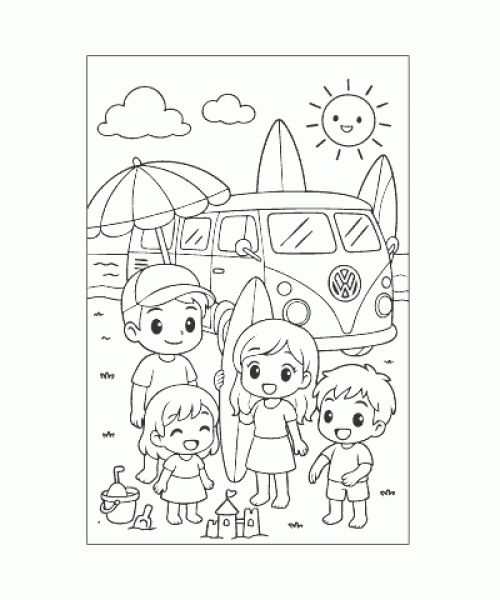 Ausmalbild Autos 036