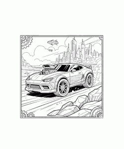 Ausmalbild Autos 040