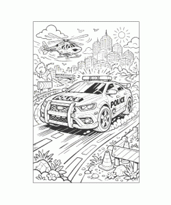 Ausmalbild Autos 042