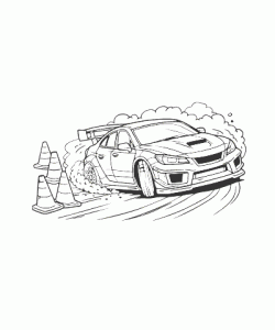 Ausmalbild Autos 053