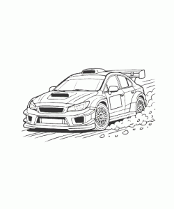 Ausmalbild Autos 054