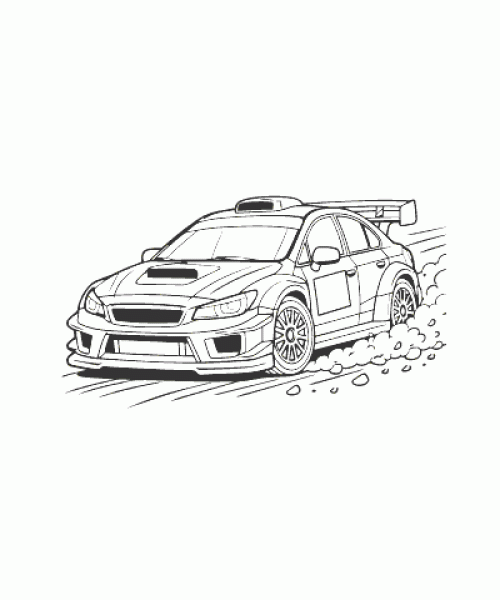 Ausmalbild Autos 054