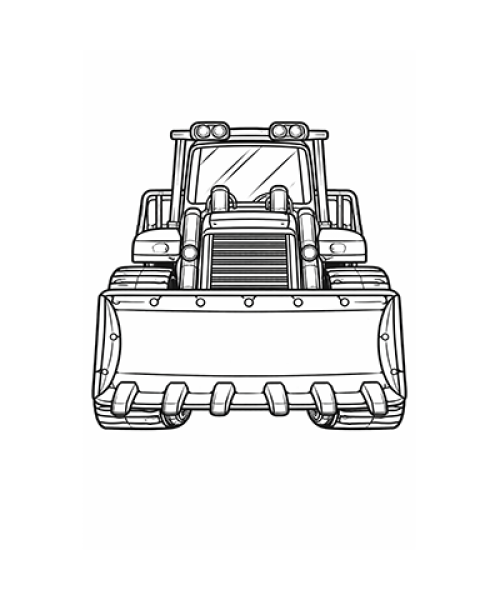 Ausmalbild Frontlader