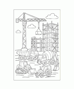 Ausmalbild-Bagger_003