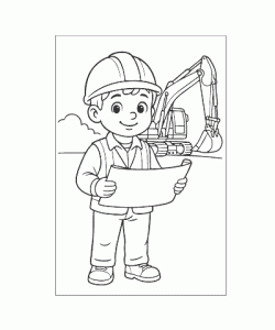 Ausmalbild-Bagger_004