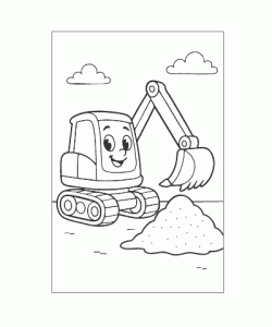 Ausmalbild-Bagger_006