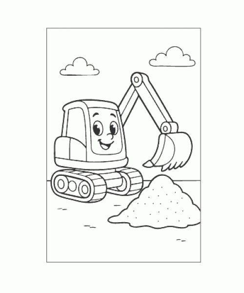 Ausmalbild-Bagger_006