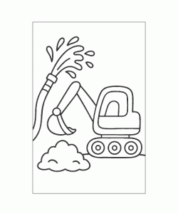 Ausmalbild-Bagger_010