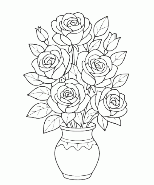 Ausmalbild-Blumen_008