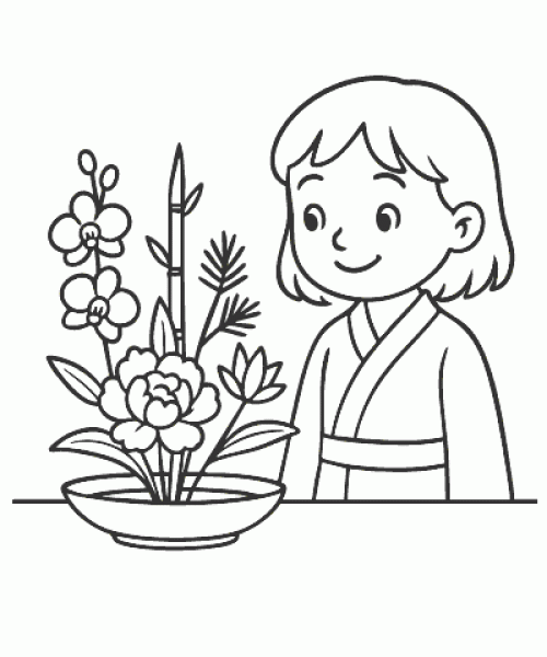 Ausmalbild-Blumen_019