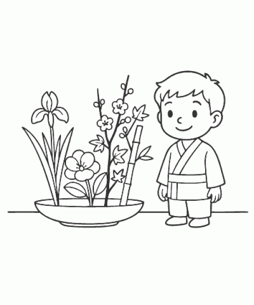 Ausmalbild-Blumen_021