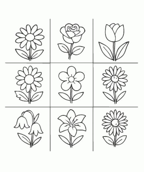 Ausmalbild-Blumen_022