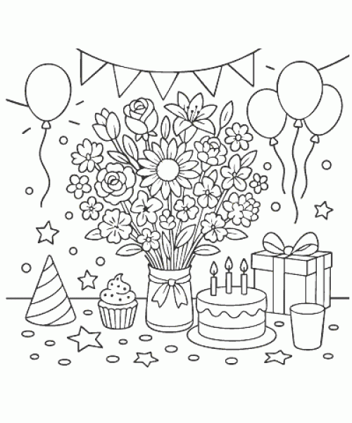 Ausmalbild-Blumen_027