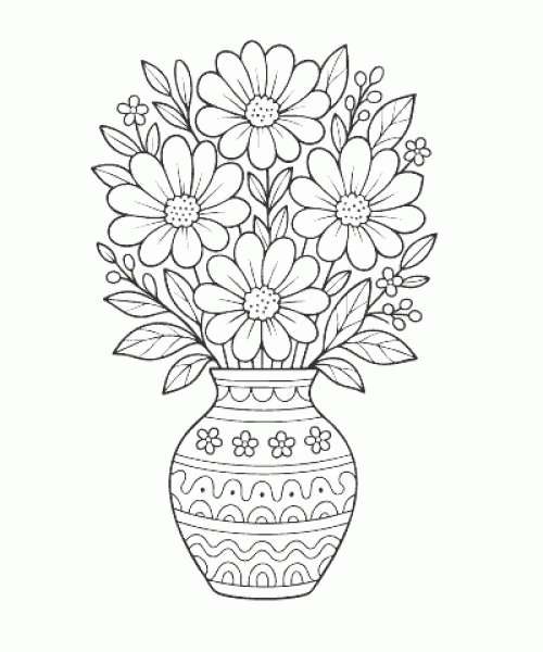 Ausmalbild-Blumen_036