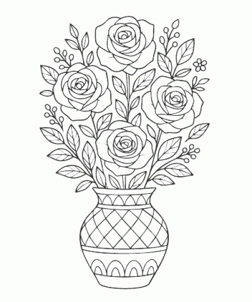 Ausmalbild-Blumen_037