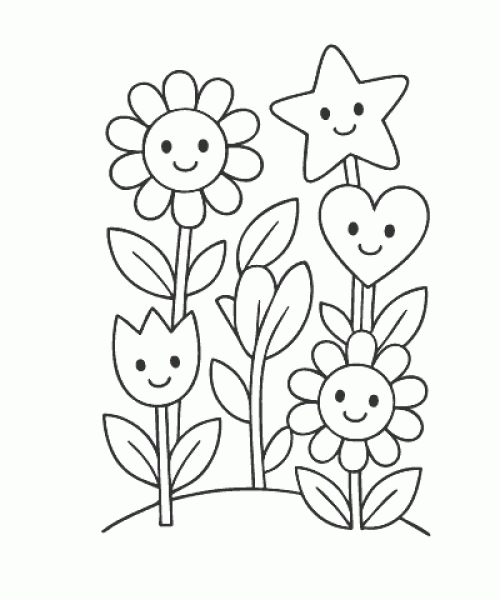 Ausmalbild-Blumen_056