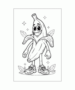 Ausmalbild Brainrot 001