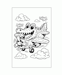 Ausmalbild Brainrot 003