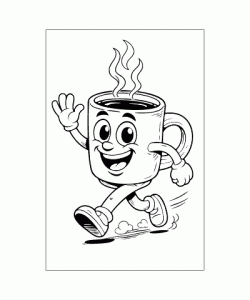 Ausmalbild Brainrot 004