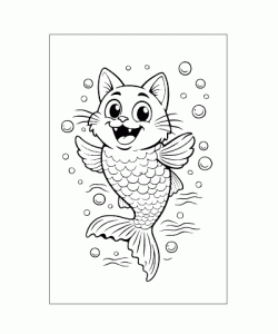 Ausmalbild Brainrot 005