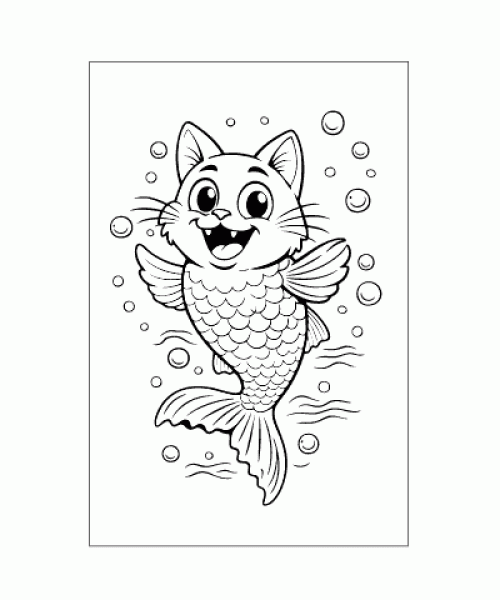 Ausmalbild Brainrot 005