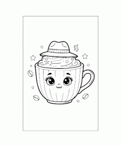 Ausmalbild Brainrot 009