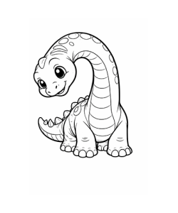 Ausmalbild Dinosaurier 047