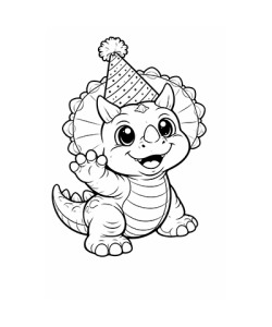 Ausmalbild Dinosaurier 052