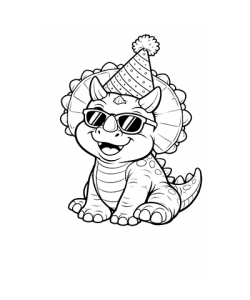 Ausmalbild Dinosaurier 053