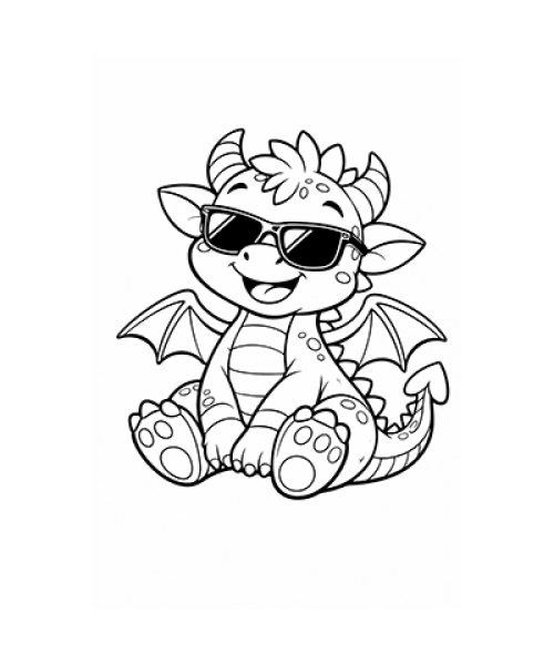 Ausmalbild Dinosaurier 062