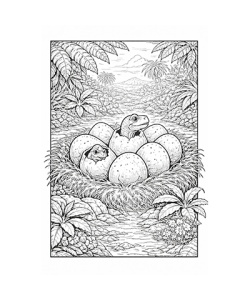 Ausmalbild Dinosaurier 074
