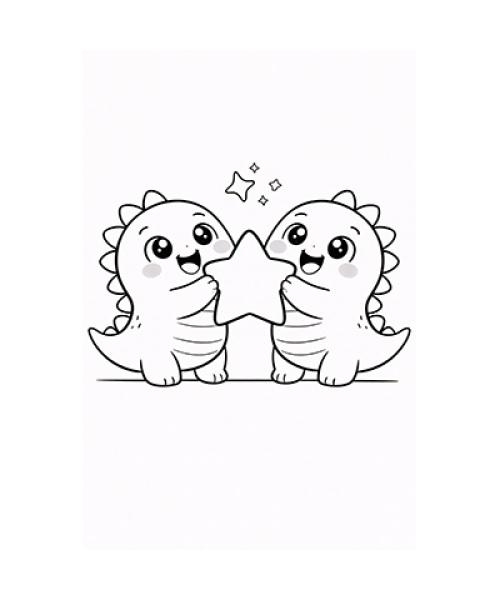 Ausmalbild Dinosaurier 075