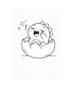 Ausmalbild Dinosaurier 076