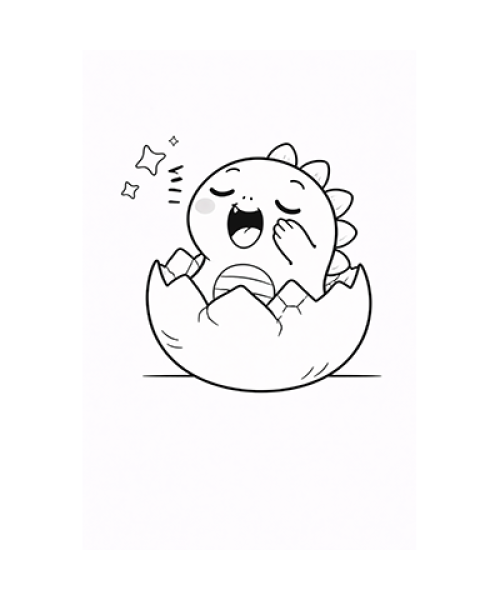 Ausmalbild Dinosaurier 076