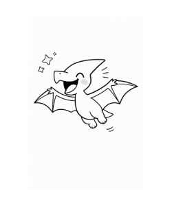 Ausmalbild Dinosaurier 078