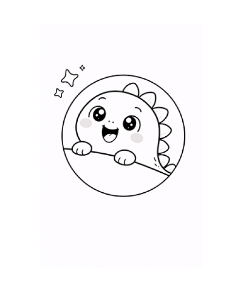 Ausmalbild Dinosaurier 081