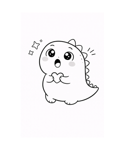 Ausmalbild Dinosaurier 082